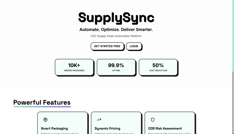 SupplySync – screenshot 1