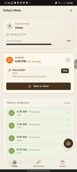 Meddi: The right pill, every time – screenshot 2