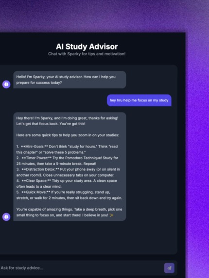 MindSpark – Your AI Study Companion – screenshot 3