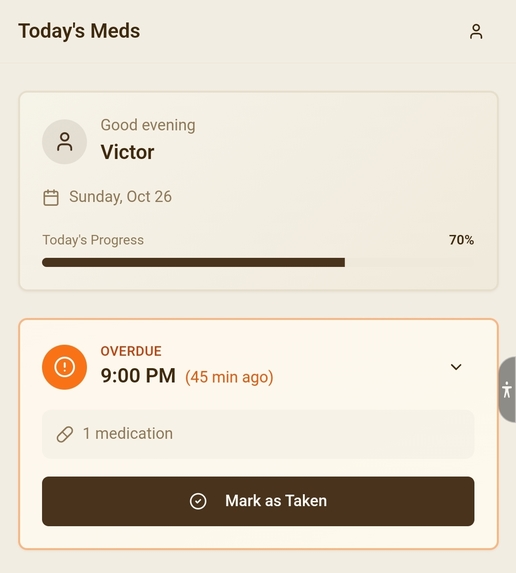 Meddi: The right pill, every time – screenshot 1