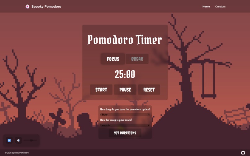 Spooky Pomodoro – screenshot 1