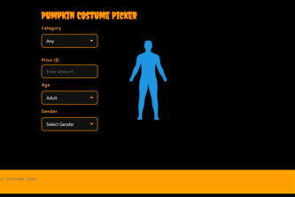 Pumpkin Costume Picker