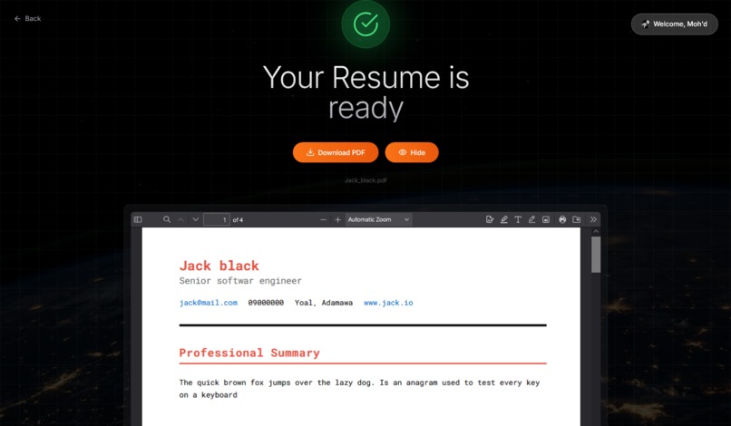 ResumeForge – screenshot 5