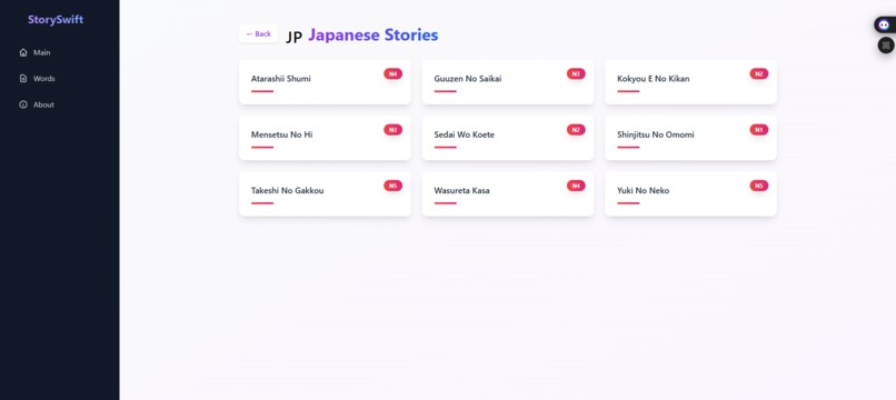 StorySwift – screenshot 2