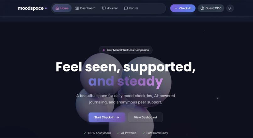 MoodSpace – screenshot 1