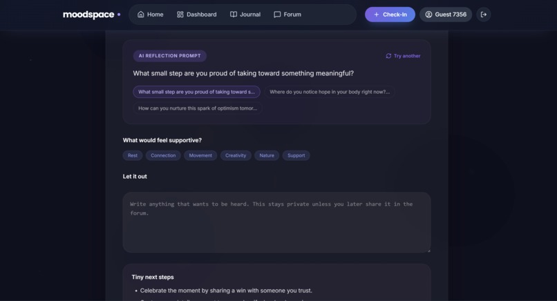 MoodSpace – screenshot 4