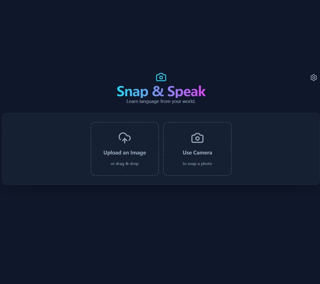 Snap & Speak – screenshot 1