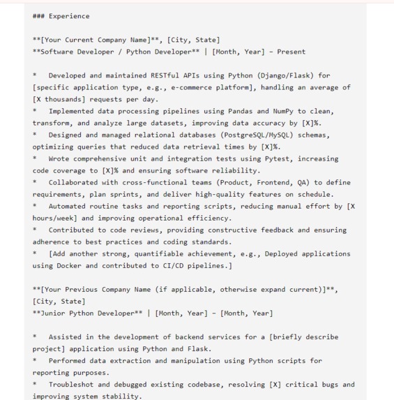 AI Resume Builder – screenshot 3