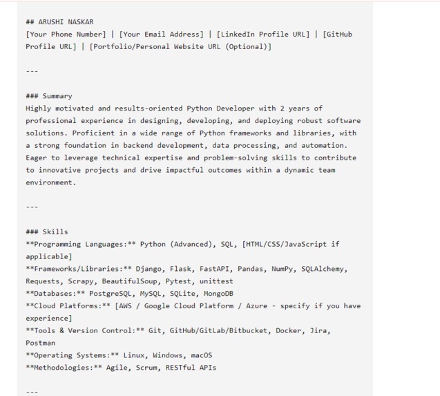 AI Resume Builder – screenshot 5