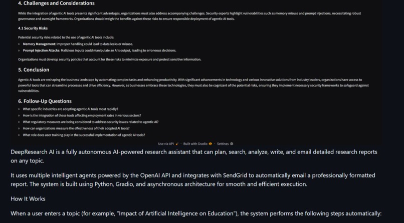 DeepResearch AI Assistant – screenshot 3