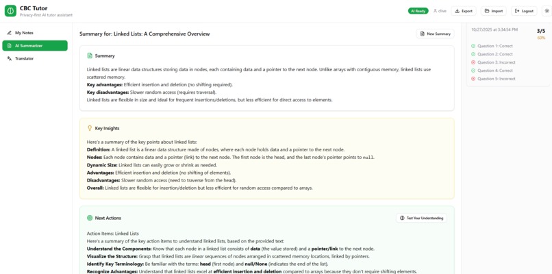 CBC Tutor – screenshot 4
