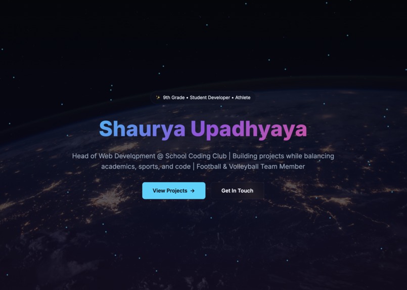 Portfolio – screenshot 1