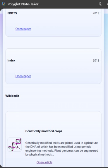 Polyglot Note-Taker – screenshot 2