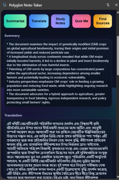 Polyglot Note-Taker – screenshot 6