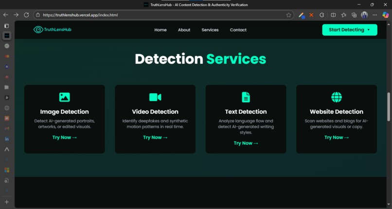 TruthLensHub – screenshot 2