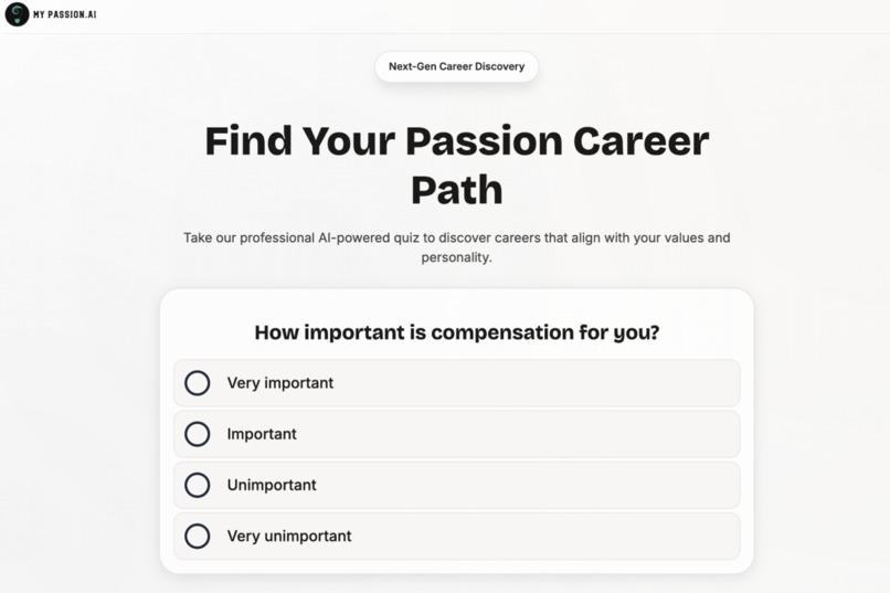My Passion AI – screenshot 1