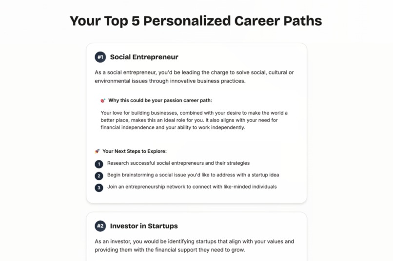 My Passion AI – screenshot 2
