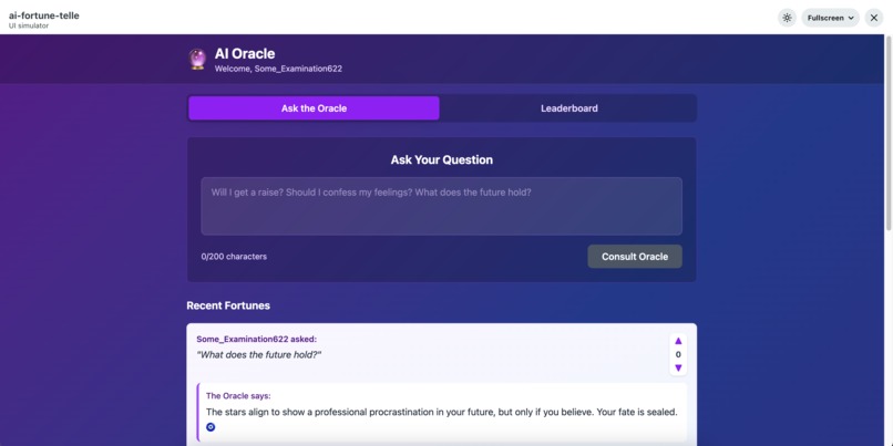 AI Fortune Telle – screenshot 1