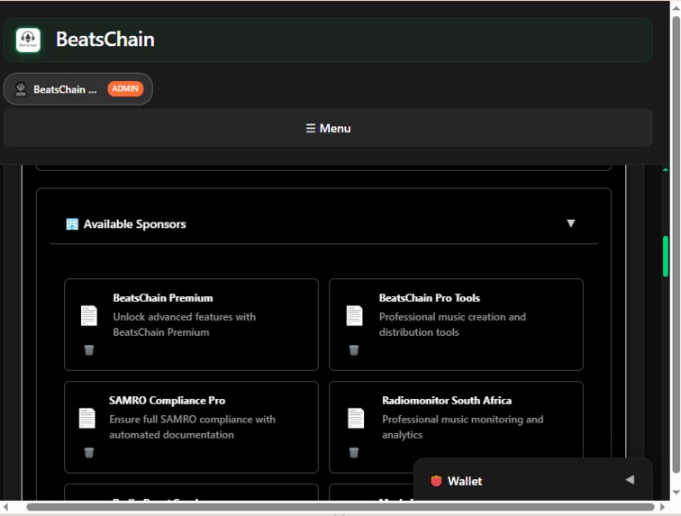 BeatsChain Chrome Extension – screenshot 1