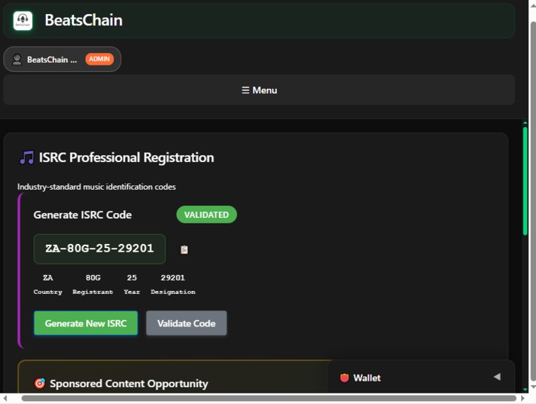 BeatsChain Chrome Extension – screenshot 2