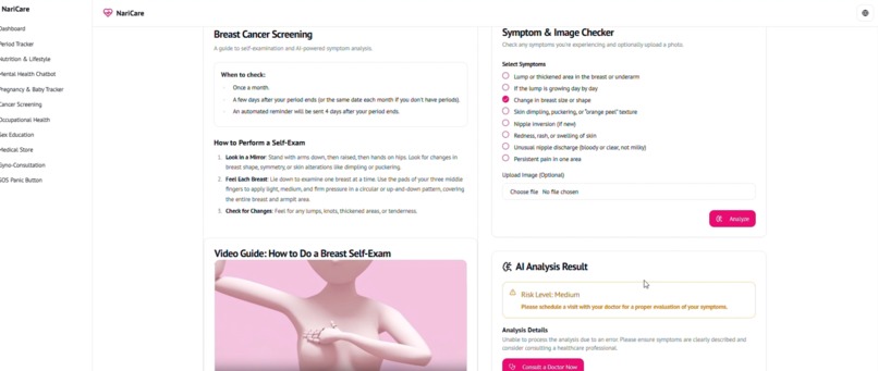 NariCare – screenshot 8