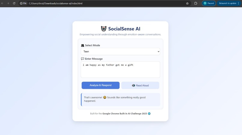 SocialSense AI – screenshot 3