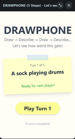 DRAWPHONE - Draw→Describe→Draw→Describe... – screenshot 4