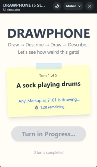 DRAWPHONE - Draw→Describe→Draw→Describe... – screenshot 10