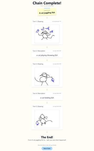 DRAWPHONE - Draw→Describe→Draw→Describe... – screenshot 2