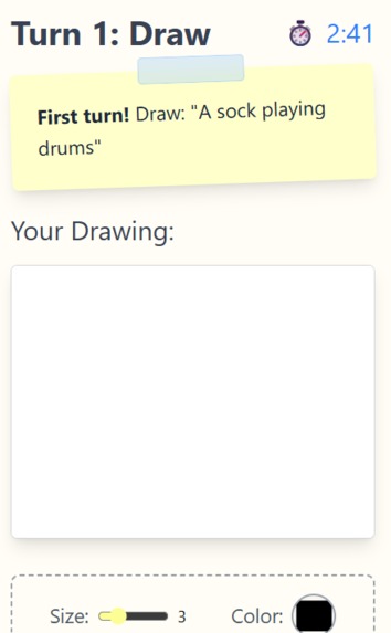 DRAWPHONE - Draw→Describe→Draw→Describe... – screenshot 5