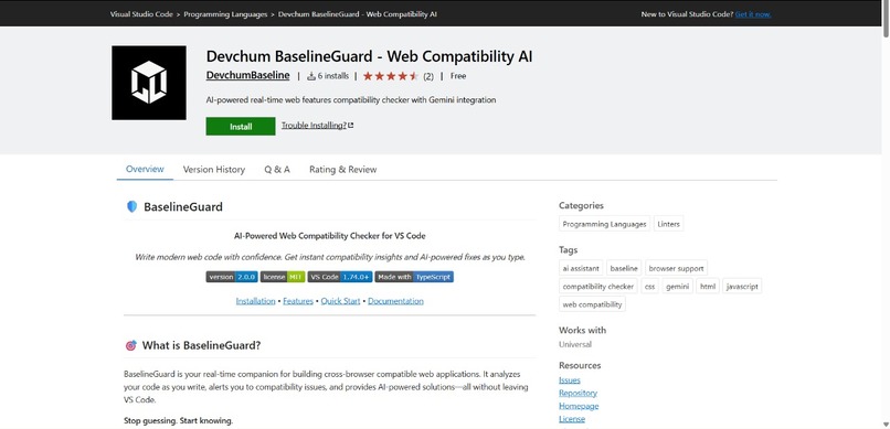 DevChum X BaselineGuard – screenshot 2