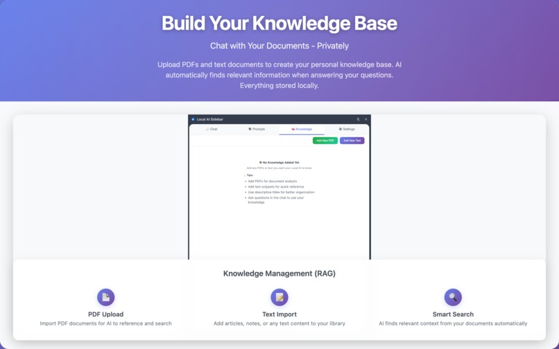 Local AI Sidebar – screenshot 3