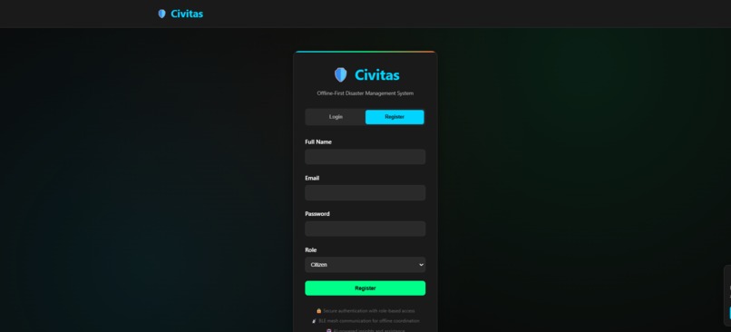 Civitas : A bluetooth disaster management System – screenshot 7