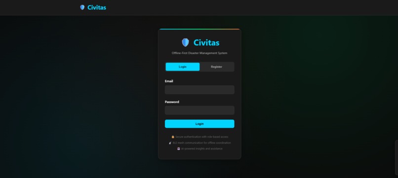 Civitas : A bluetooth disaster management System – screenshot 8