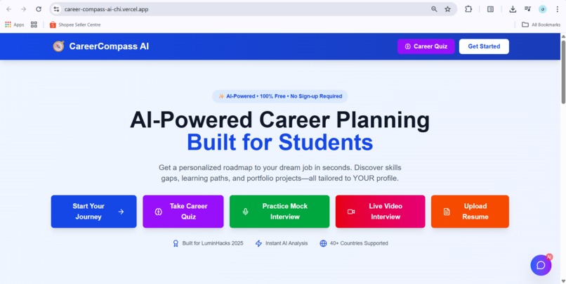 Career Compass AI – screenshot 1
