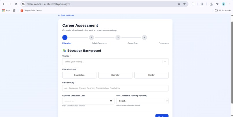 Career Compass AI – screenshot 2