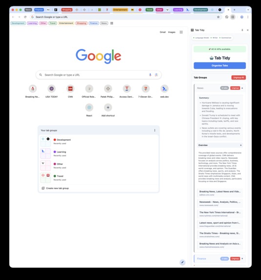 Tab Tidy – screenshot 1