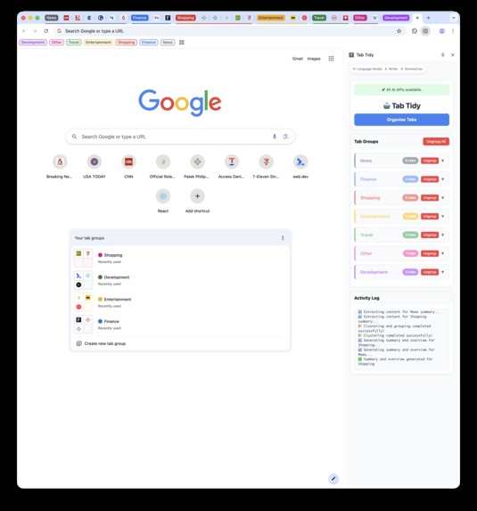 Tab Tidy – screenshot 3