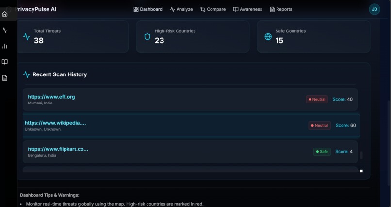 PrivacyPulse AI – screenshot 2
