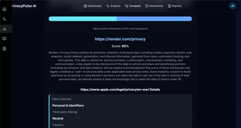 PrivacyPulse AI – screenshot 4