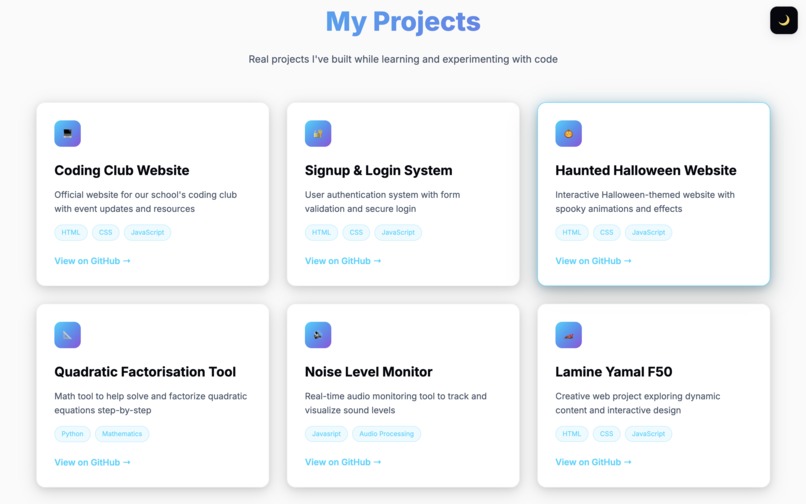 Portfolio – screenshot 6