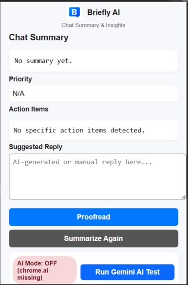 Briefly AI – screenshot 1