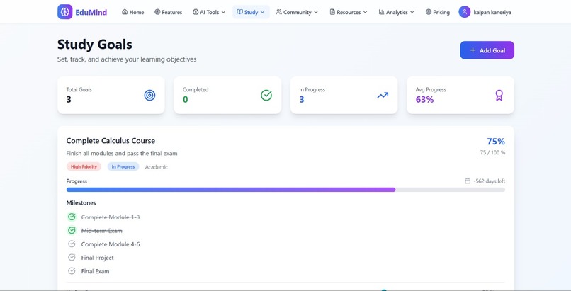 EduMind – screenshot 6