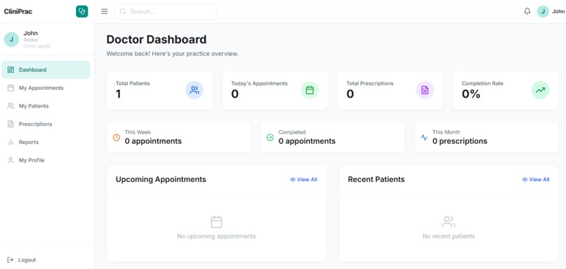 CliniPrac - Practice Management Software For Doctors – screenshot 1