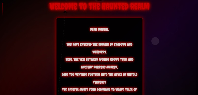 Haunted_AI_ Story_Generator – screenshot 2