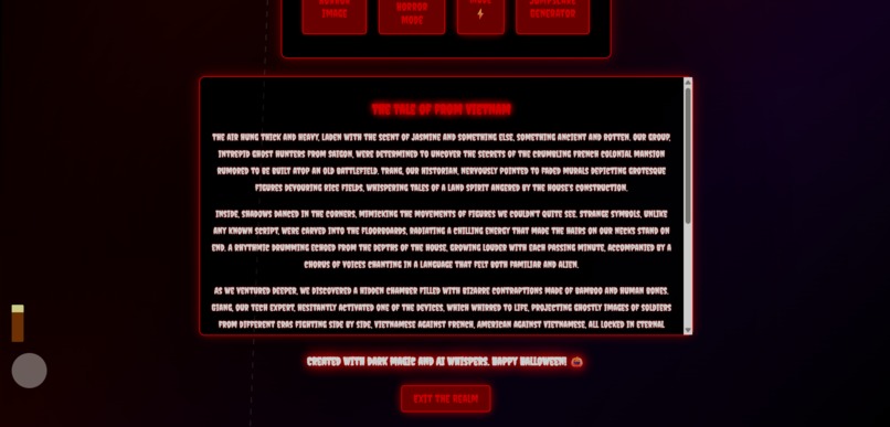 Haunted_AI_ Story_Generator – screenshot 4