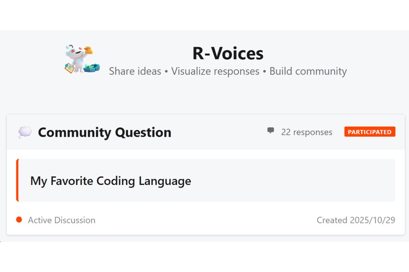 R-Voices – screenshot 2