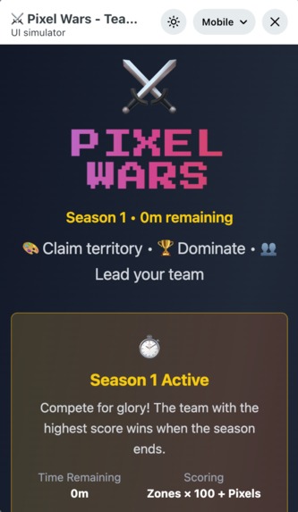 ⚔️ PIXEL WARS – screenshot 2