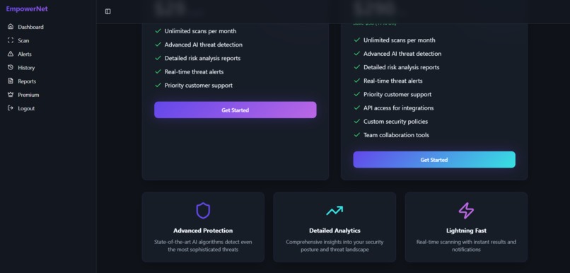 EmpowerNet – AI Scam Detection Platform – screenshot 4