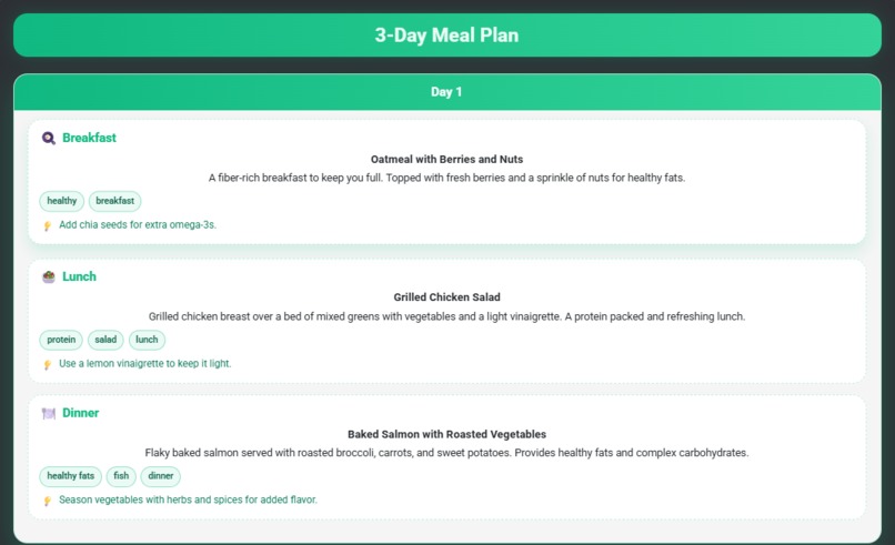 RecipeGPT – screenshot 4